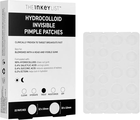 The INKEY List Hydrocolloid Invisible Pimple Patches