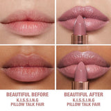 Charlotte Tilbury K.I.S.S.I.N.G Lipstick - Pillow Talk Fair - FULL SIZE 3.5g
