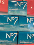 No7 HydraLuminous Overnight Recovery Cream Drier Skin 50ml