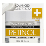Advanced Clinicals Retinol Wrinkle Rewind Cream 74 ml