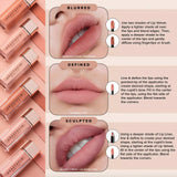 Anastasia Beverly Hills Lip Velvet Liquid Lipstick - Crush - soft beige, Pure Hollywood - pale mauve nude, Peachy Nude - light peachy nude, Pale Mauve - light mauvy taupe, Pink Sand - nude peachy pink, Softy - soft pink nude, Hush Rose - rosy pink