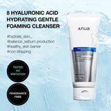 Anua 8 Hyaluronic Acid Hydrating Gentle Foaming Cleanser