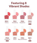 A'pieu Juicy Pang Water Blusher - PK01 I'm Strawberry, PK02 Raspberry, PK03 Guava Pearl, PK04 Dewey Grapefruit Pearl, RD01 Popping Cherry, CR01 Peach, CR02 Ripe Persimmon, BE01 Fig Pearl