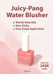 A'pieu Juicy Pang Water Blusher - PK01 I'm Strawberry, PK02 Raspberry, PK03 Guava Pearl, PK04 Dewey Grapefruit Pearl, RD01 Popping Cherry, CR01 Peach, CR02 Ripe Persimmon, BE01 Fig Pearl