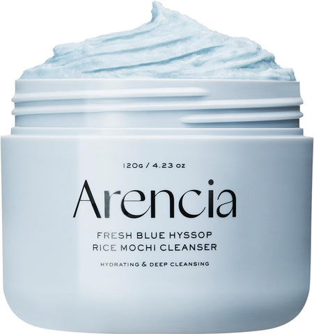 Arencia Fresh Blue Hyssop Rice Mochi Cleanser 120g