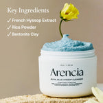 Arencia Fresh Blue Hyssop Rice Mochi Cleanser 120g