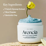 Arencia Fresh Blue Hyssop Rice Mochi Cleanser 120g