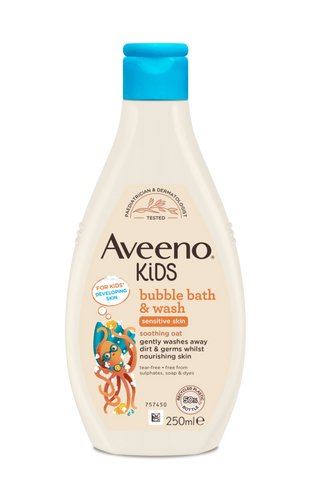 Aveeno Baby KIDS Bubble Bath & Wash 250ml