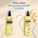 Aveeno Skin Relief Body Oil Spray instantly nourishes very dry, sensitive skin With Oat Oil & Jojoba Oil