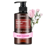 KUNDAL Caffeine Hair Shampoo - 500ml - Cherry Blossom, White Musk, Baby Powder