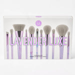 bh cosmetics lavender luxe 11 pieces brush set large powder brush flat contour brush blush brush highlight brush blending crease brush detailing crease brush small crease brush fluffy shader brush flat shader brush pencil brush angled brow brush