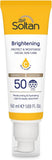Boots Soltan Brightening Protect & Moisturise Facial Sun Care UVB High SPF50-50ml
