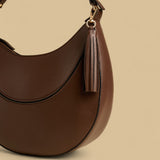 Panelled Shoulder Bag with Zip Closure