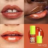 NYX FAT OIL LIP DRIP - Scrollin, Follow Back, Thats Chic, Missed Call, Super Model, News Feed, My Main, Status Update, Chillin Like a Villain, Inside Scoop, Livin The Cream, Losin Control, Sprinkle Sprinkle, Splash of Cream, Coconut Cutie, Suga Baddie, Caramelt Mami, Juicy Boo