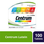 Centrum, With Lutein, Tablets, Multivitamins & Minerals - 100 Tablets