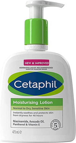 Cetaphil moisturizing lotion Body & Face 473ml with pump NEW & IMPROVED
