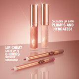 CHARLOTTE TILBURY - Glossy Lip Duo Fresh Pink, Nude Pink