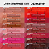 REVLON ColorStay Limitless Matte Liquid Lipstick - 001 Beauty Sleep, 002 Poster Child, 003 Upper Hand, 004 Model Behavior, 005 Strut, 006 Manifest, 007 Icon Era, 008 Stir Me Up, 009 Hot Take, 010 Top Talent, 011 Fire Off, 012 Lead The Way, 013 Real Deal, 014 Dream Job, 015 Hype Girl, 016 Extra Shot 