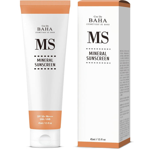 Cos De BAHA, MS Hydrating Mineral Sunscreen 1.5 OZ (45ml )