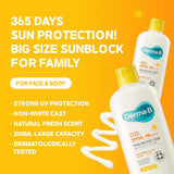 Derma:B Everyday Sun Block SPF50+ PA++++ 200ML