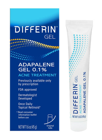 Differin with Adapalene Gel Acne Treatment, 45g