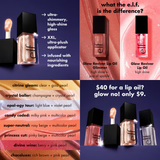 ELF Glow Reviver Lip Oil Glimmer - Citrine Gleam, Crystal Baller, Opal-ogy Tour, Candy Coded, Super-neutral, Princess Cut, Divine Wine, Chocoluxe