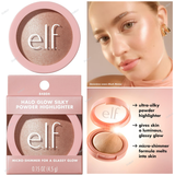 Elf Halo Glow Silky Powder Highlighter - Blush Money - Rose Gold, Bronzed Baddie - Deep Bronze, Coppertunist - Copper, Prosecco Poppin - Champagne Gold