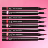ELF Main Stain Lip Marker - Chai Me - warm brown, Beigebait - soft nude beige, Gone Garnet - red