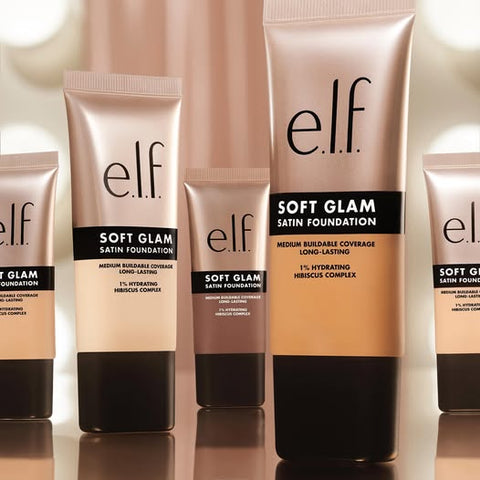 ELF Soft Glam Satin Foundation - 11 Fair Neutral, 13 Fair Neutral, 22 Light Warm, 23 Light Cool