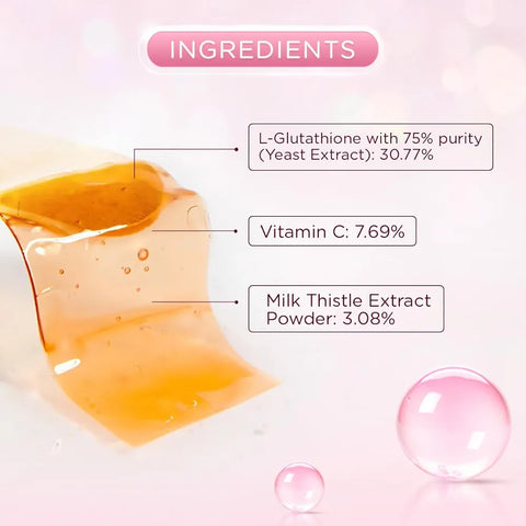 ESTHER FORMULA - HALAL Glutathione Direct Film 5X 9.75g - 30 sheets Ex   Dubuypk