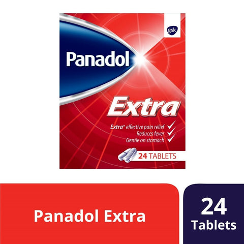 Panadol Extra, Analgesic & Antipyretic - 24 Tablets -  FROM KSA