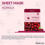 Farmstay Visible Difference Mask Sheet Acerola single piece