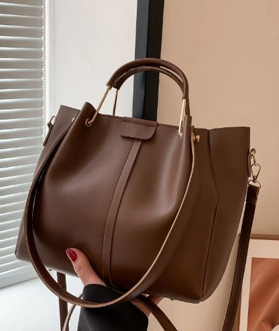 SHEIN Minimalist Top Handle Bag