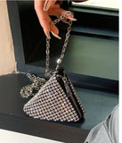 SHEIN Mini Rhinestone Decor Novelty Bag Chain Strap