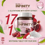 Gluta Infiniy L-Glutathione Supplement 30Tablets - 1000mg -  Expiry 02.2027