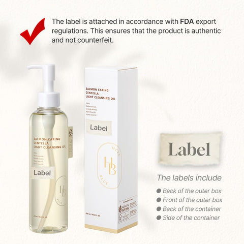 HEVEBLUE Salmon Caring Centella Light Cleansing Oil 250ml