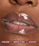 Huda Beauty Icy Nude FAUX FILLER Lip Gloss - She Flirty, She Glitzy, She Fire