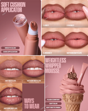 Huda Beauty Liquid Matte Mousse Soft Blur Lip Cream - Mocha Mauve, Rosy Nude, Baby Pink, Berry Brown, Honey Nude, Warm Brown, Bombshell Pinky Brown