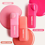 Shop Huda NEW Blush Crush in shades Bubble Gum, Intense Guava, Sunset Lychee in Pakistan