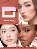 SHEGLAM Dream Touch Blush - Hush Hush, Love Cake | Dusty rose pink, 016 Tickled Pink | Soft baby pink, 017 Wannabe | Light peach nude, 018 Whipped Fig | Soft coral peach, 019 Heart Eyes | Rosy nude, 020 Knock Out | Deep rose red, 021 Don't Pink Twice | Hot neon pink, 110 Vacay Mode | Warm caramel nude, 209 Cherry Aura | Burnt coral