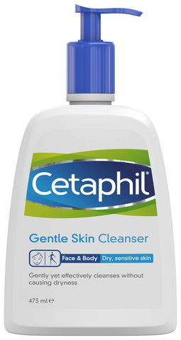 Cetaphil Gentle  Cleanser 473 ML  dry, sensitive skin
