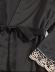 SHEIN 5pack Lace Trim Satin Night Set