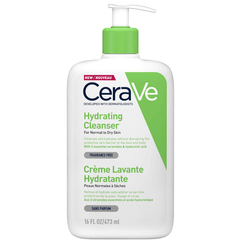 CeraVe, Hydrating Cleanser 16 oz , 473ml - Expiry March  2024