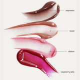 Rhode - The Peptide Lip Tints - Toast - Rose Taupe, Ribbon - Sheer Pink, Raspberry Jelly - Crushed Berry, Espresso - Rich Brown