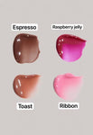 Rhode - The Peptide Lip Tints - Toast - Rose Taupe, Ribbon - Sheer Pink, Raspberry Jelly - Crushed Berry, Espresso - Rich Brown