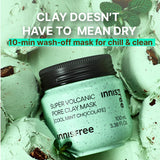 Innisfree Super Volcanic Pore Clay Mask Cool Mint Chocolate 100ml