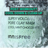 Innisfree Super Volcanic Pore Clay Mask Cool Mint Chocolate 100ml