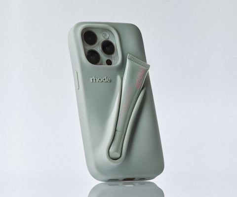 Rhode Grey Phone Lip Case - Your essentials in one place