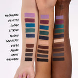 Kosas Soulgazer-Intensifying Gel Eyeliner-Hypnotize|Intense Black Matte, Orbit|Smokey Gray Matte, Allure|Dark Brown Matte Depth|Warm Brown Matte, Mesmerize|Soft Lilac Matte, Gravitate|Creamy Beige Matte, Enigma|Blackened Blue Satin, Eternal|Emerald Green Satin, Bewitch|Night Violet Satin, Cosmic|Deep Aqua Satin