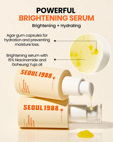 KSecret SEOUL 1988 Glow Serum : Niacinamide 15% + Yuja 30ml